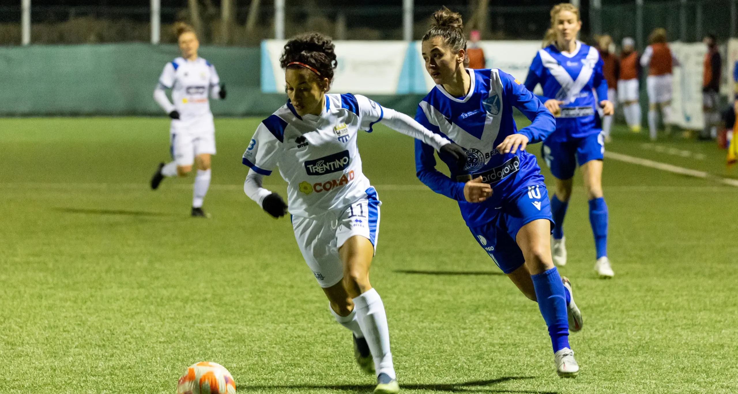 Calcio Trento Femmniile, buona partita ma la terra lombarda non frutta la vittoria