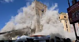 Muore operaio: vittima del crollo della Torre dei Conti