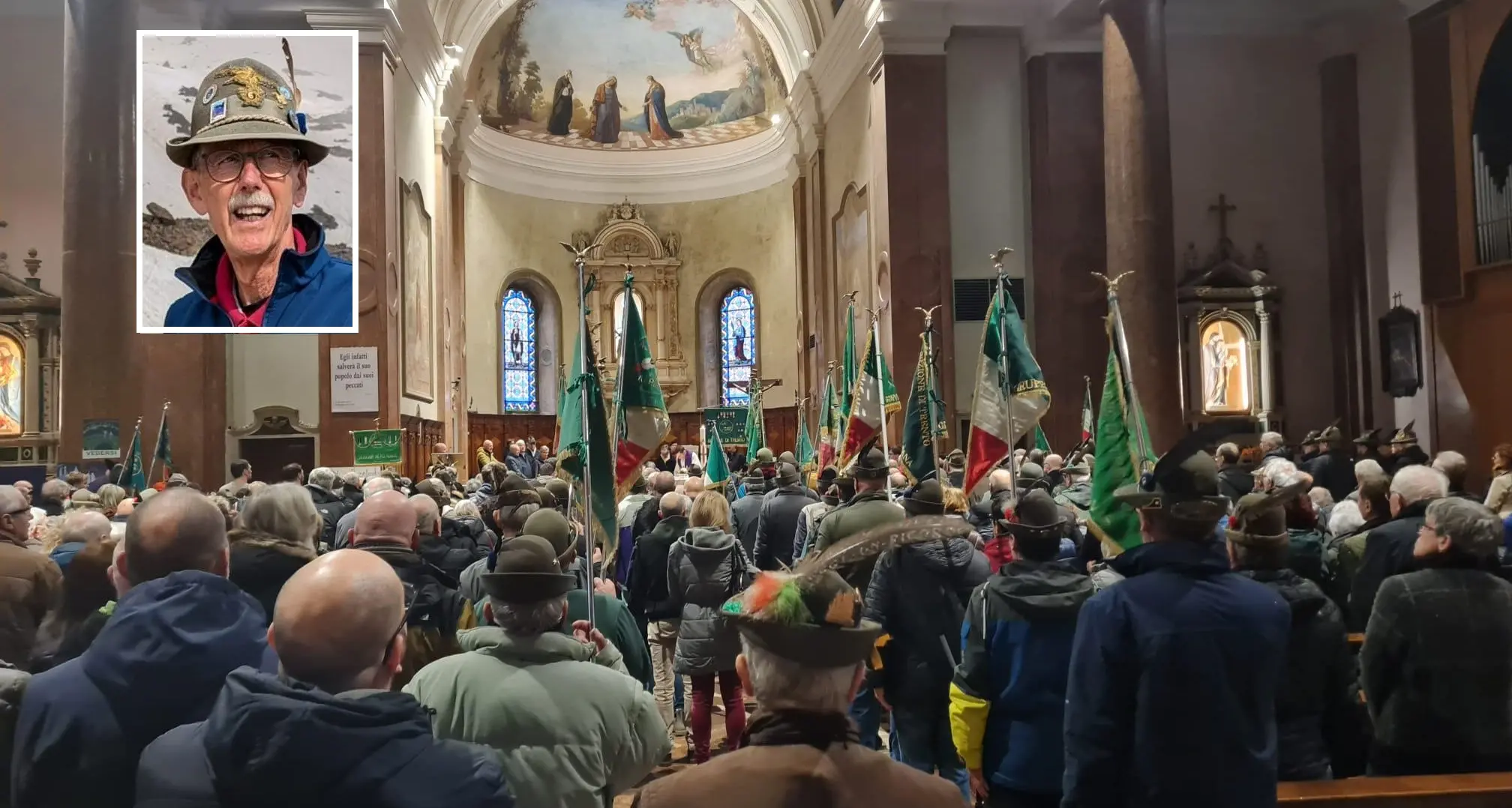 Alpini trentini in lutto, addio all’alfiere sezionale Maurizio Prighel