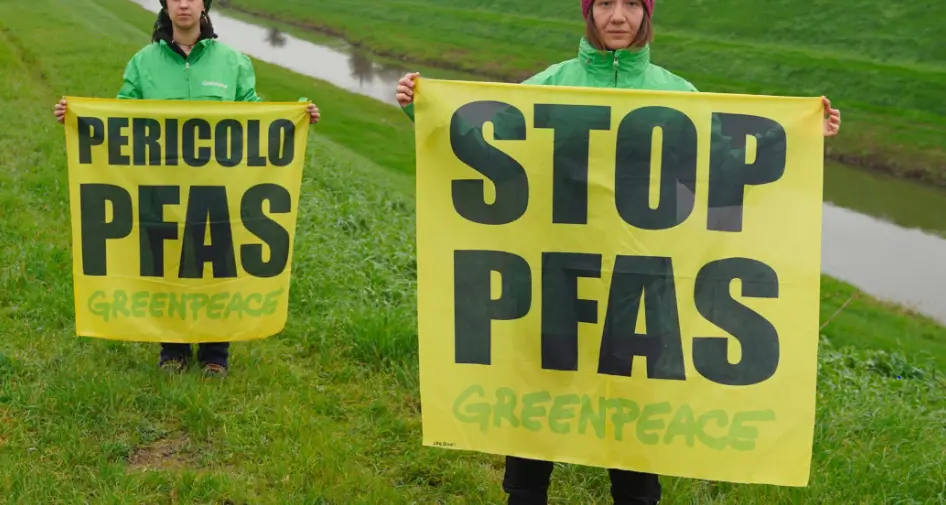 Indagine Greenpeace: i velenosi residui Pfas sono anche nell'acqua potabile, anche in Trentino