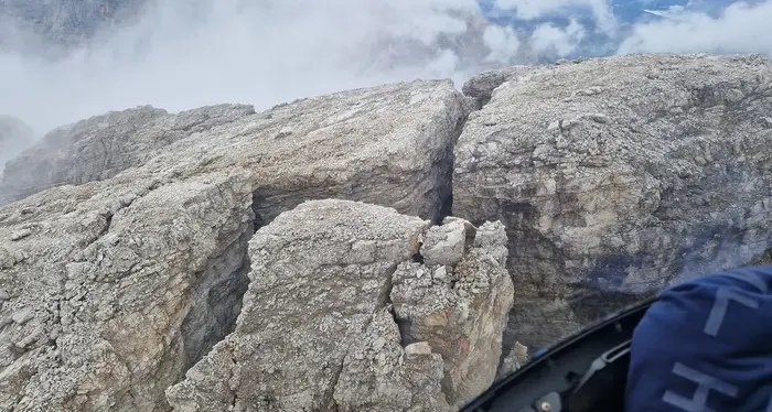 Crollo a Cima Falkner: evento 32 volte più potente di quello del 27 luglio