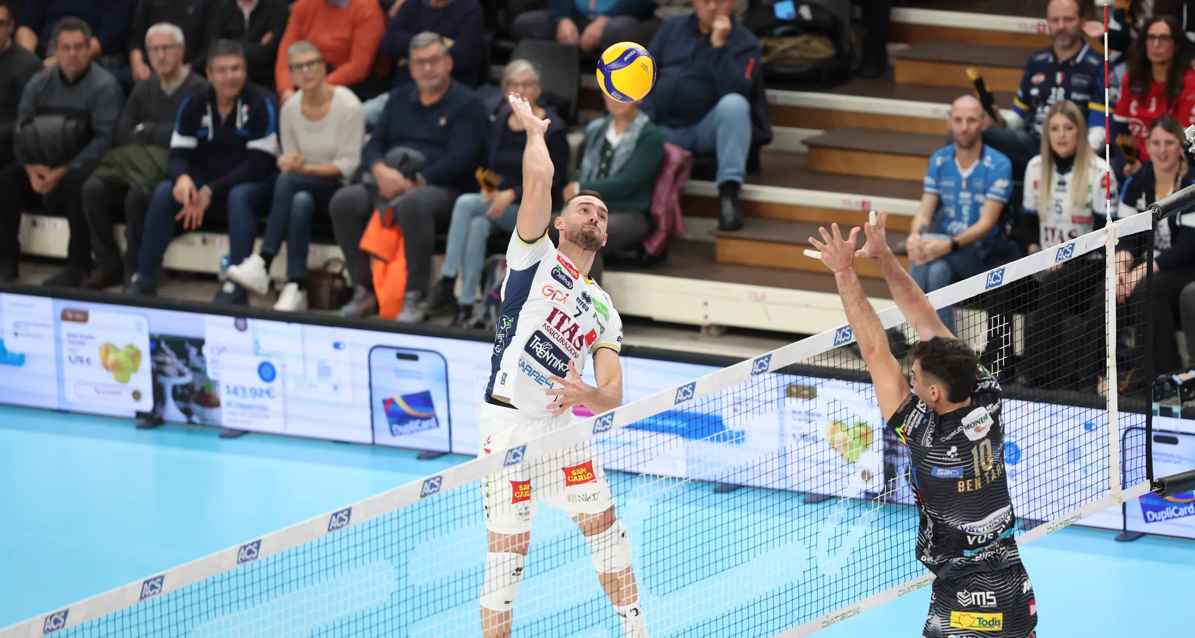 Grande vittoria casalinga dell’Itas: Perugia battuta per 3-1