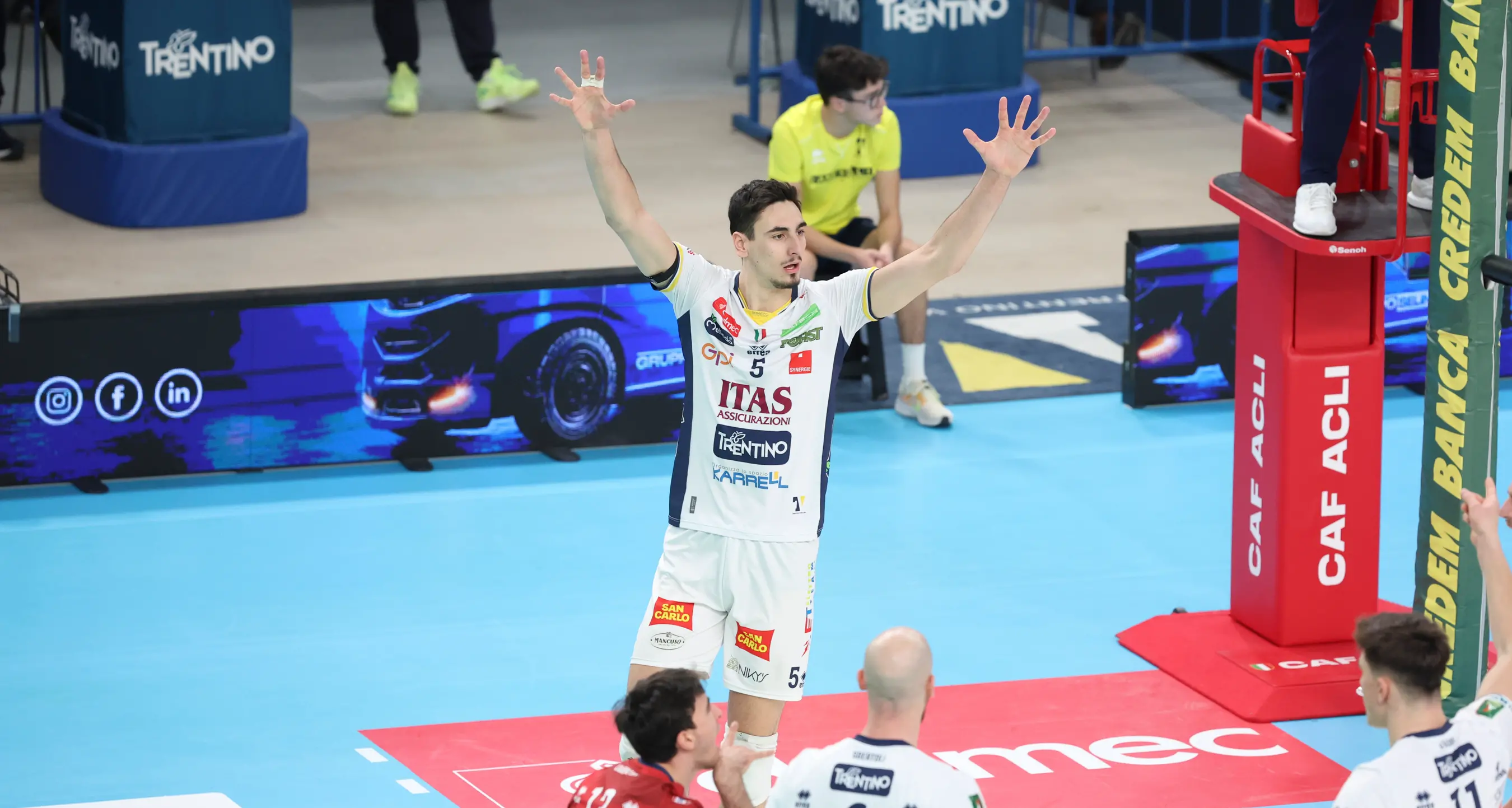 Spettacolo alla Bts Arena: l’Itas vince la battaglia con Piacenza al tie-break