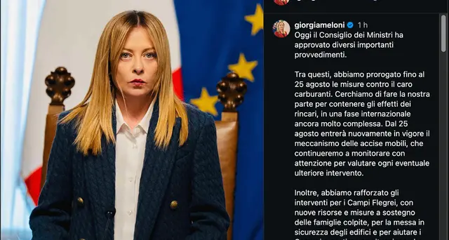 Ponte Morandi: Meloni, 'l'Italia non dimentica, sicurezza sia sempre una priorità'
