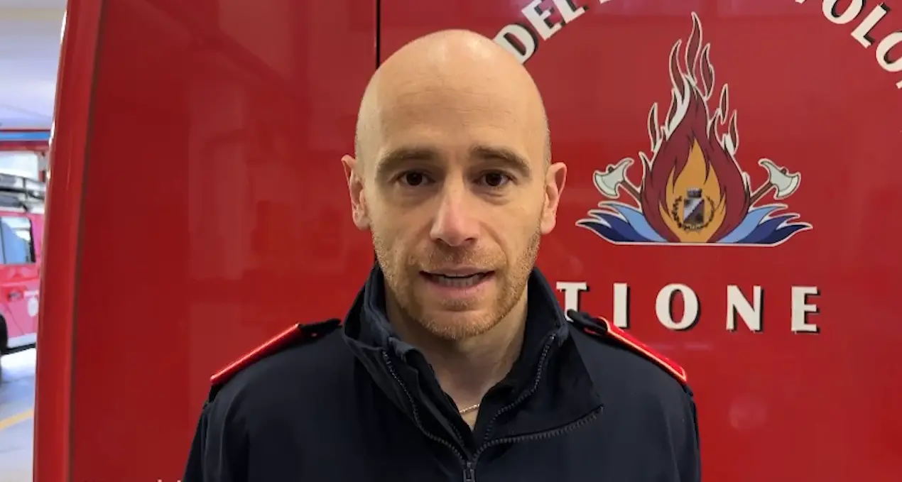 Alberto Bertaso, comandante dei vigili del fuoco di Tione: «Puntiamo forte sulla formazione degli allievi»