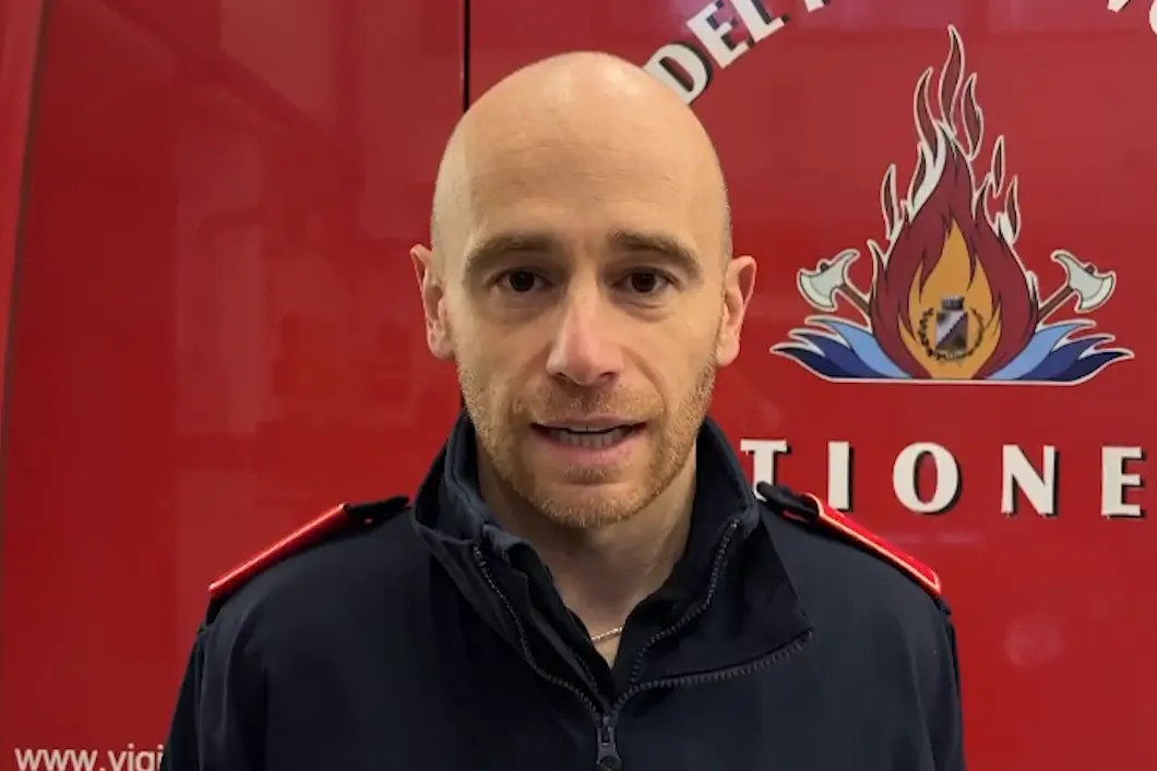 Alberto Bertaso, comandante dei vigili del fuoco di Tione: «Puntiamo forte sulla formazione degli allievi»