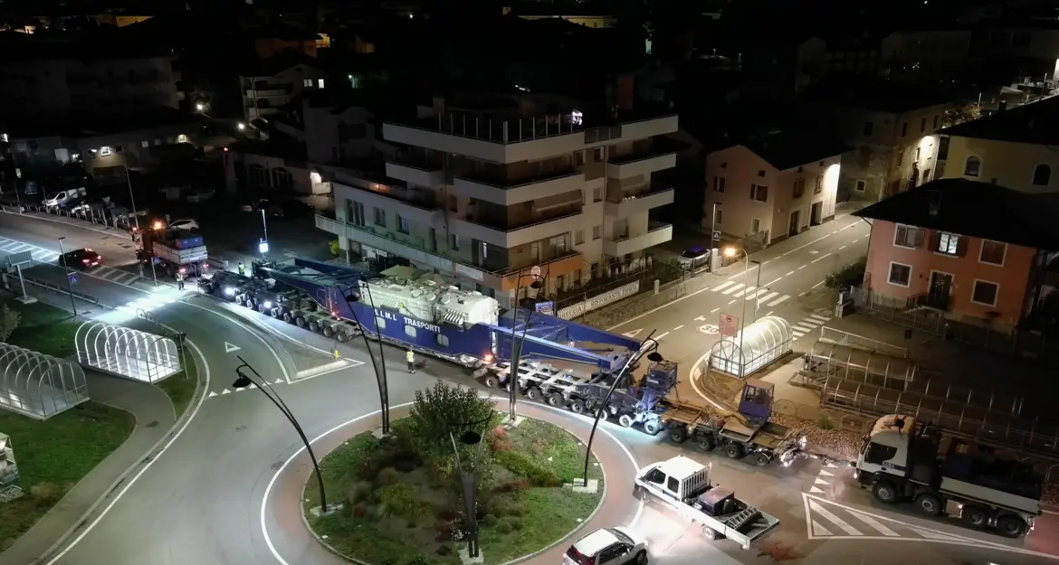Attenzione sulla Ss 12 del Brennero: pianificato per questa notte un trasporto eccezionale