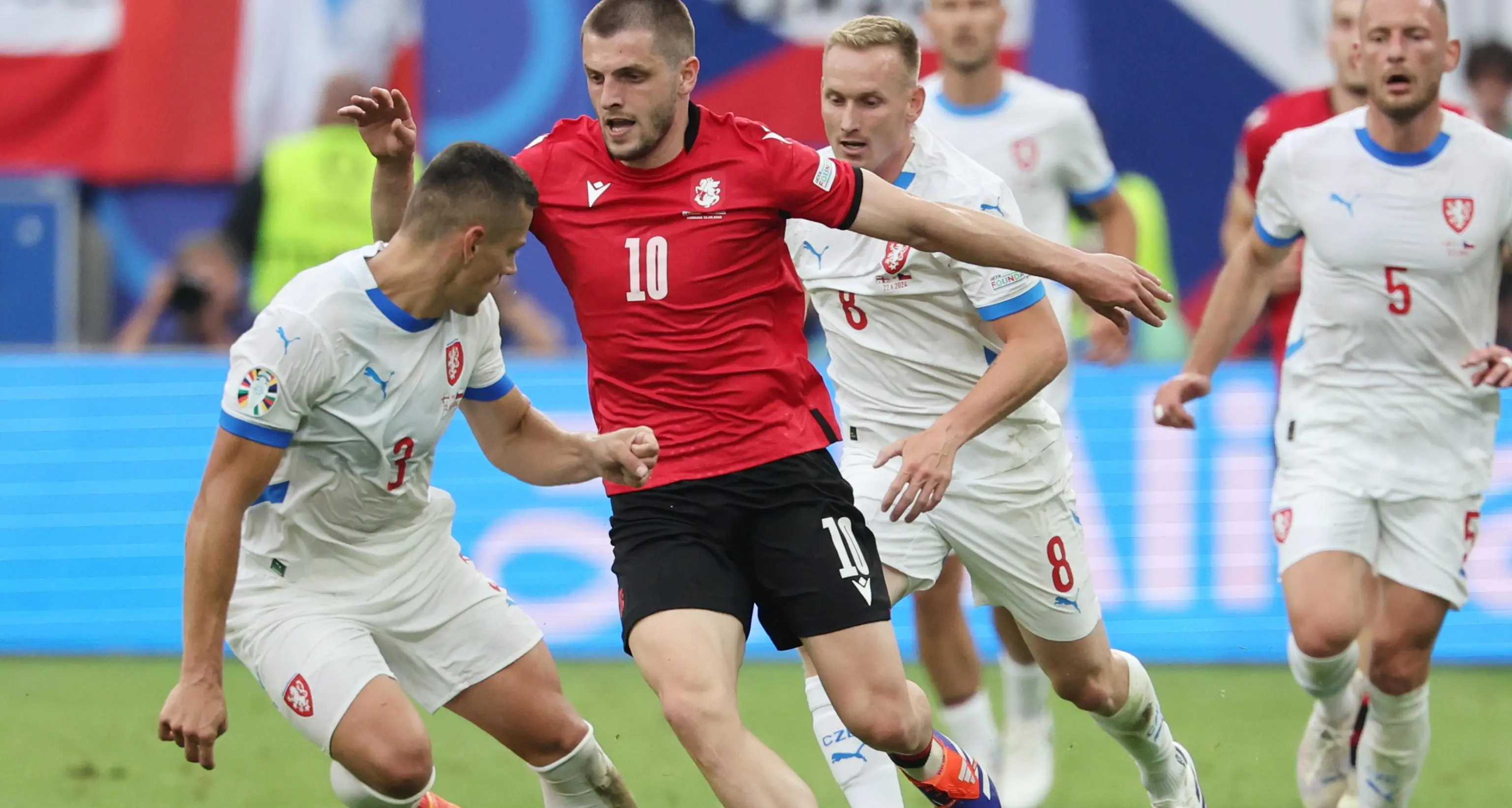 Europei: un pari che non serve a nessuno fra Cekia e Georgia, finisce 1-1 e addio qualifica