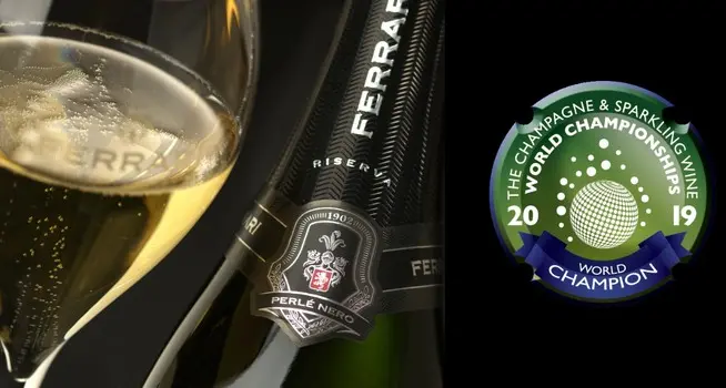 Il Ferrari Perlé Nero Riserva 2012 Trentodoc è campione del mondo, e batte anche gli champagne