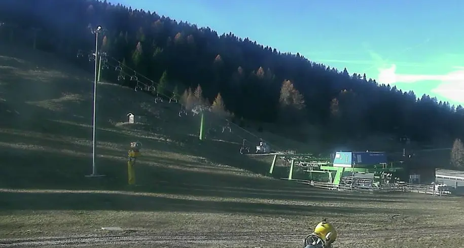 In Brocon si scia dal 4 dicembre, e sulle piste ci sarà il «gattobar» semovente
