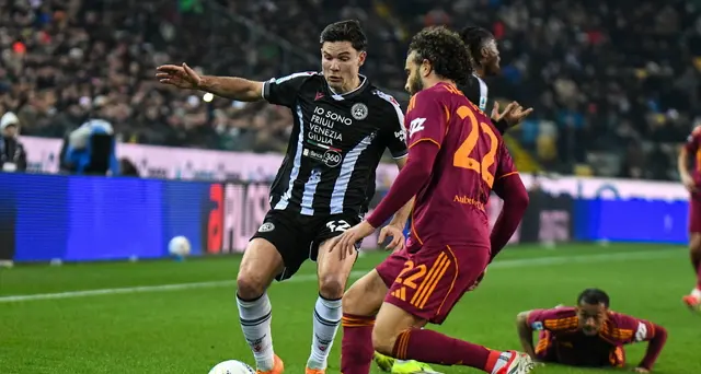 Serie A: Udinese-Roma 1-0