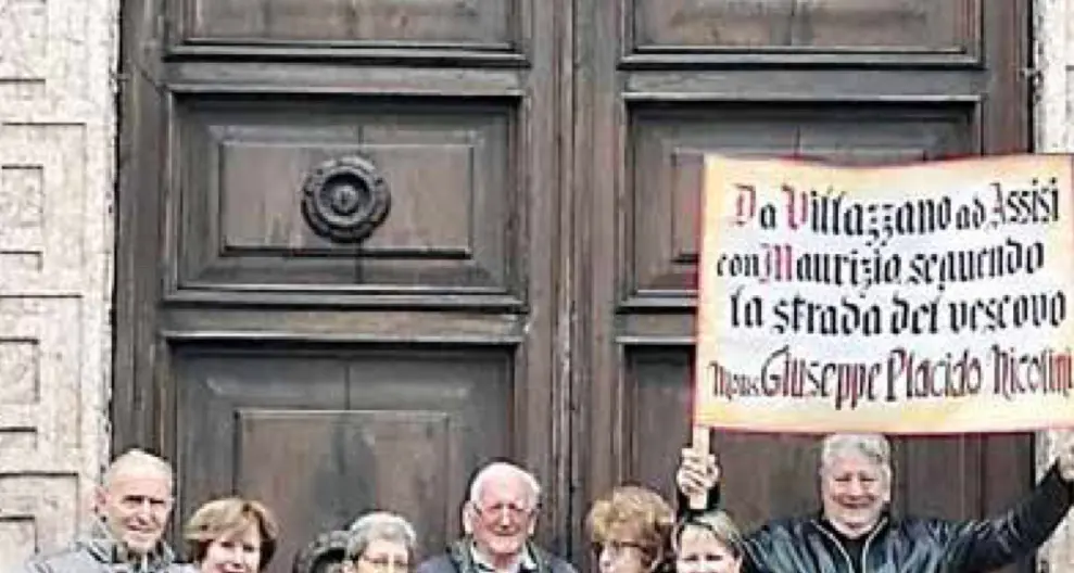 Ad Assisi per l'omaggio al monsignore Nicolini