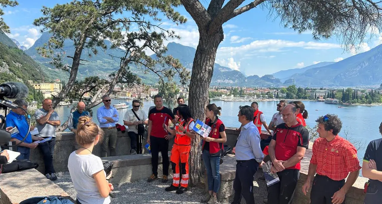 Sentiero del Ponale nel Garda Trentino: nuova segnaletica per interventi di soccorso più efficaci