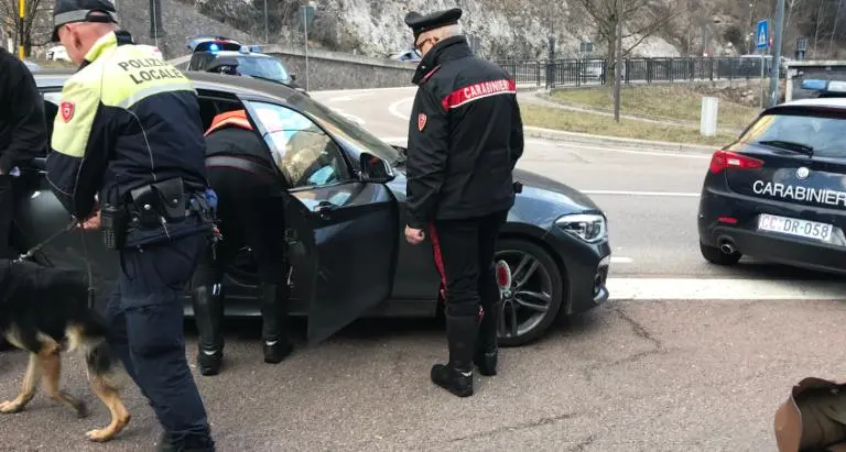 Valli del Noce: tante feste scolastiche, tanta droga, Carabinieri e Polizia Locale in azione