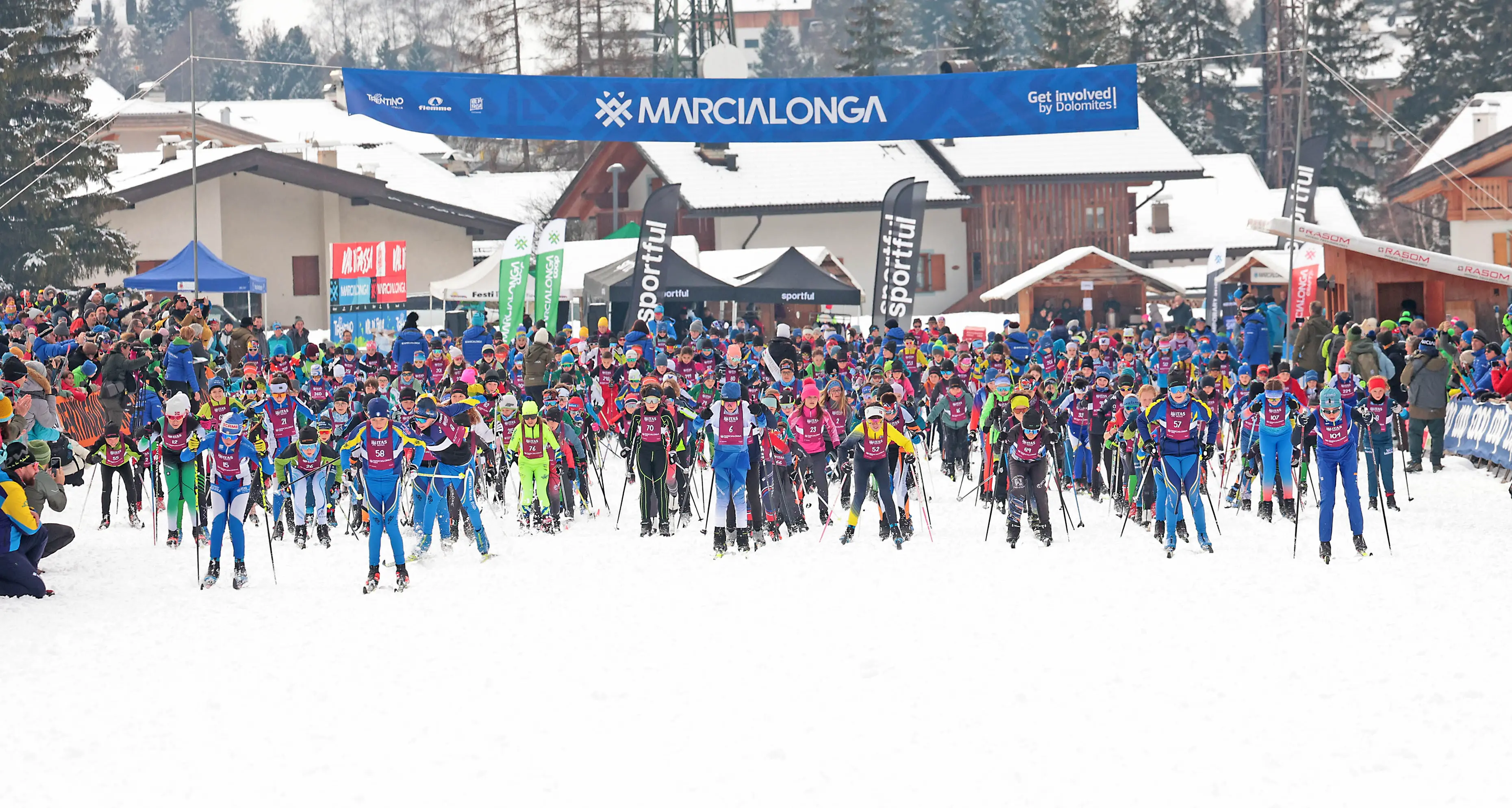 Marcialonga: un sabato all’insegna neve, sole e solidarietà