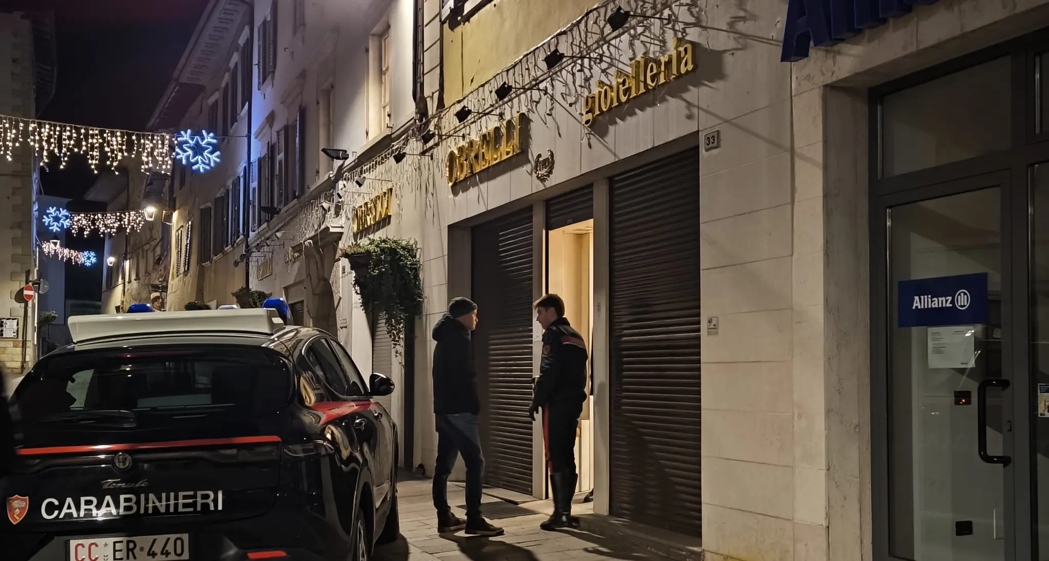 Paura a Lavis: colpo di pistola durante il tentativo di rapina alla gioielleria Obrelli