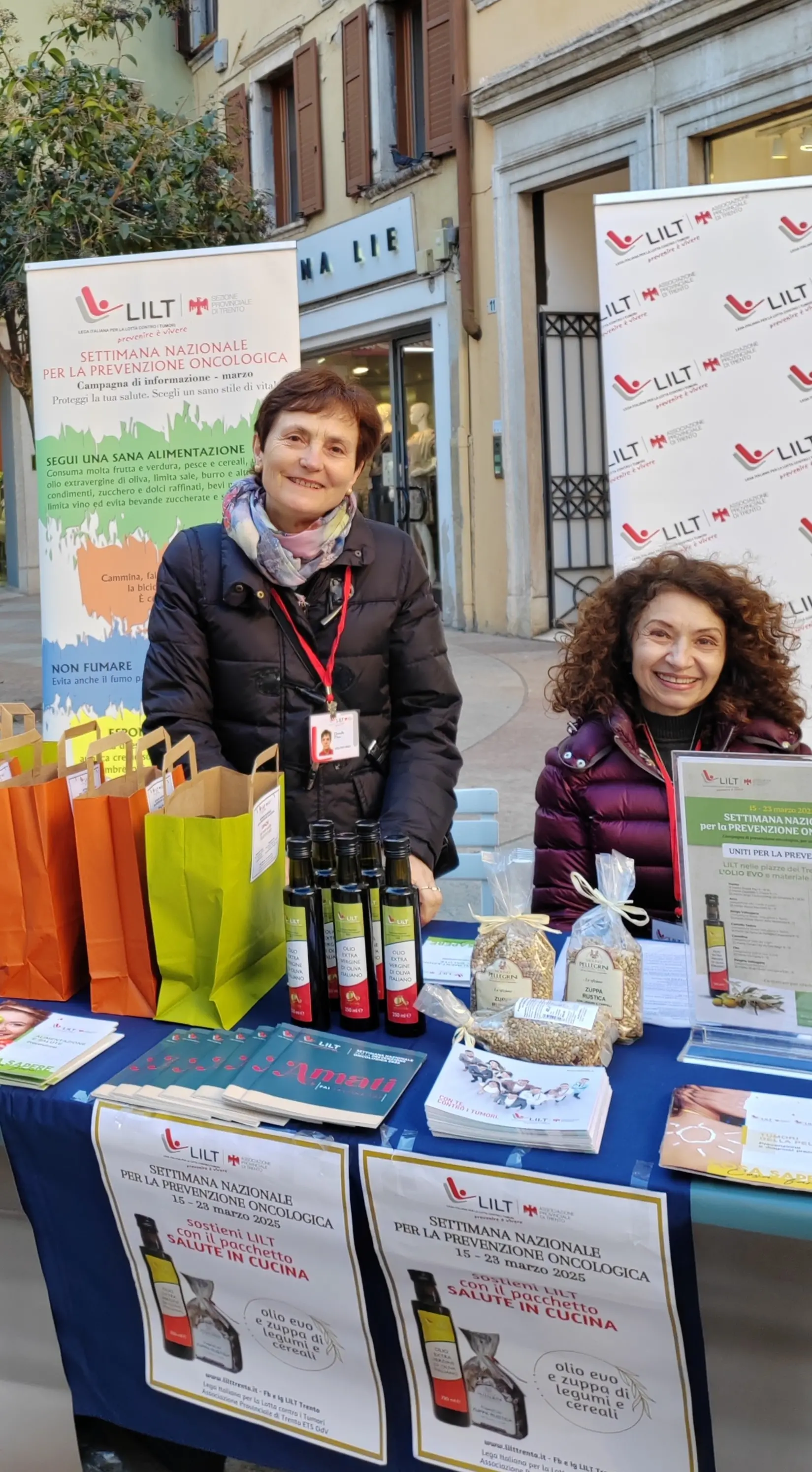 In Trentino 3.500 casi di tumore l'anno: Lilt in piazza per la prevenzione con il “pacchetto della salute”