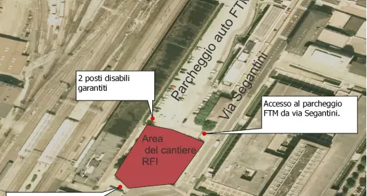 Stazione di Trento, partono i lavori: attenzione alle modifiche al parcheggio Trento-Malé