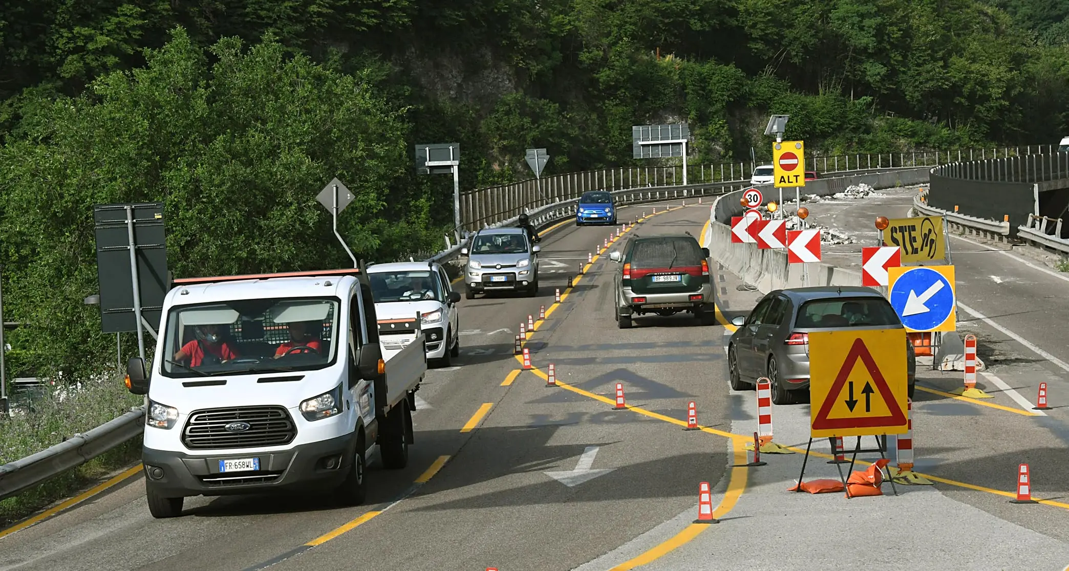 Lavori al viadotto di Montevideo, stop ai lavori dall’11 settembre (ma così si rinuncia all’altra metà della carreggiata)