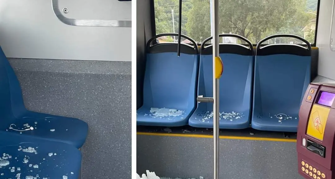 Bus, alta tensione sulla linea che collega Trento a Ravina: botte e ingenti danni
