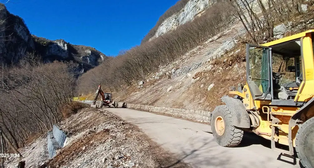 Riapre la strada provinciale 208 tra Avio e San Valentino