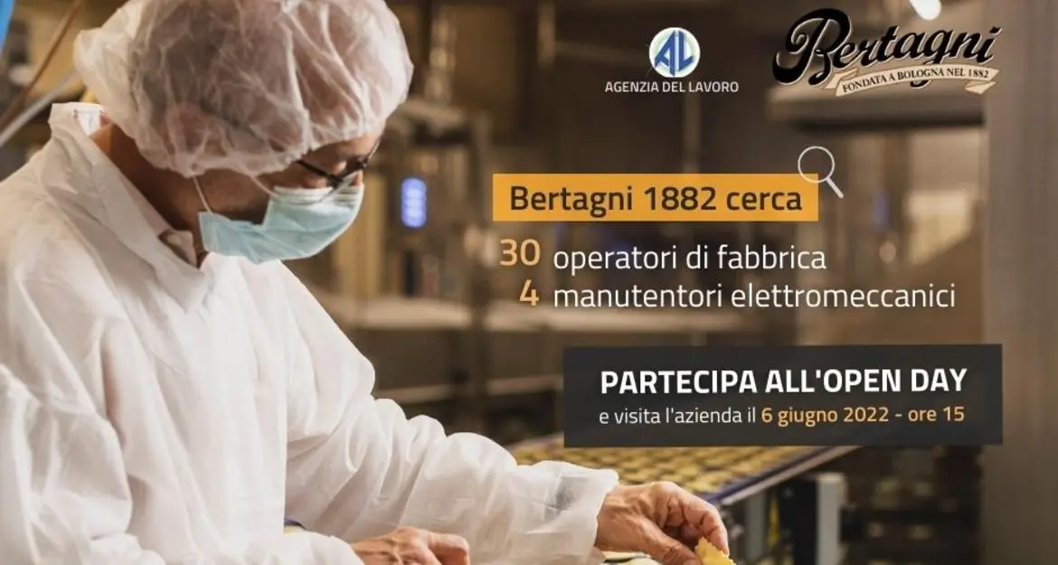 L’annuncio della Bertagni 1882: “Offriamo 34 posti di lavoro”. Ecco cosa bisogna fare per ottenerne uno