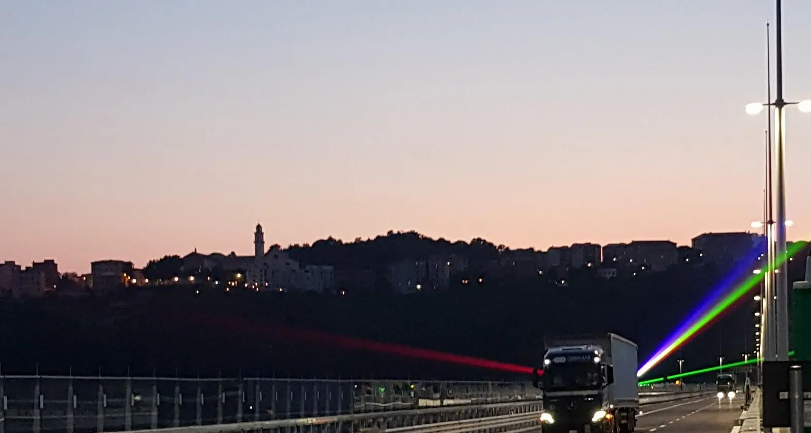 Sul ponte di Renzo Piano veglia il «Bisonte» dell’azienda iWim di Spini di Gardolo