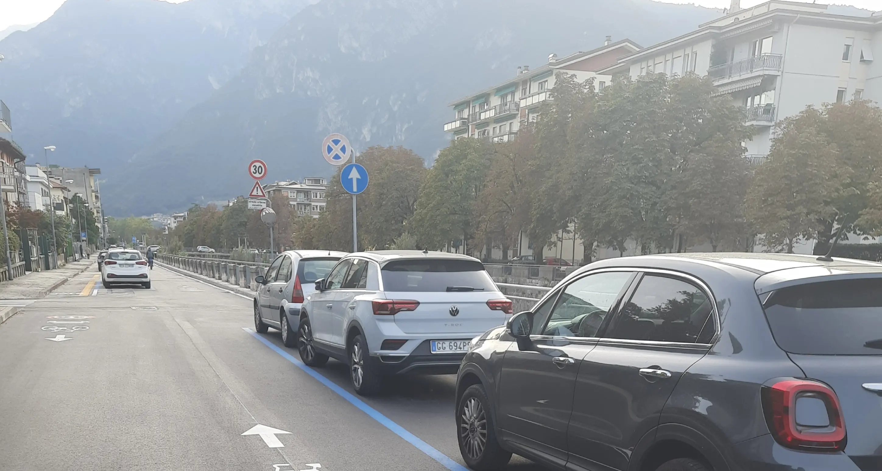 Trento: si sono conclusi i lavori per la ciclabile in viale Bolognini