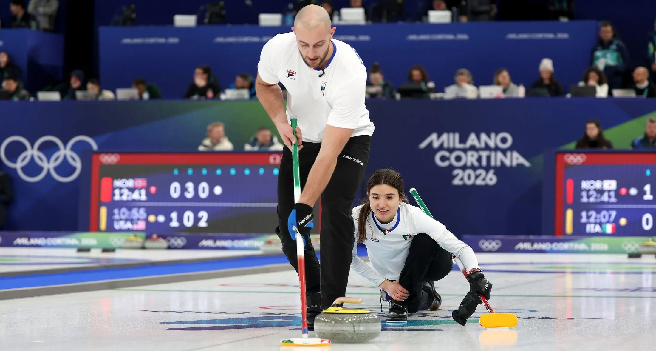 Per l'Italcurling una prima da incubo: il Canada strapazza Constantini-Mosaner