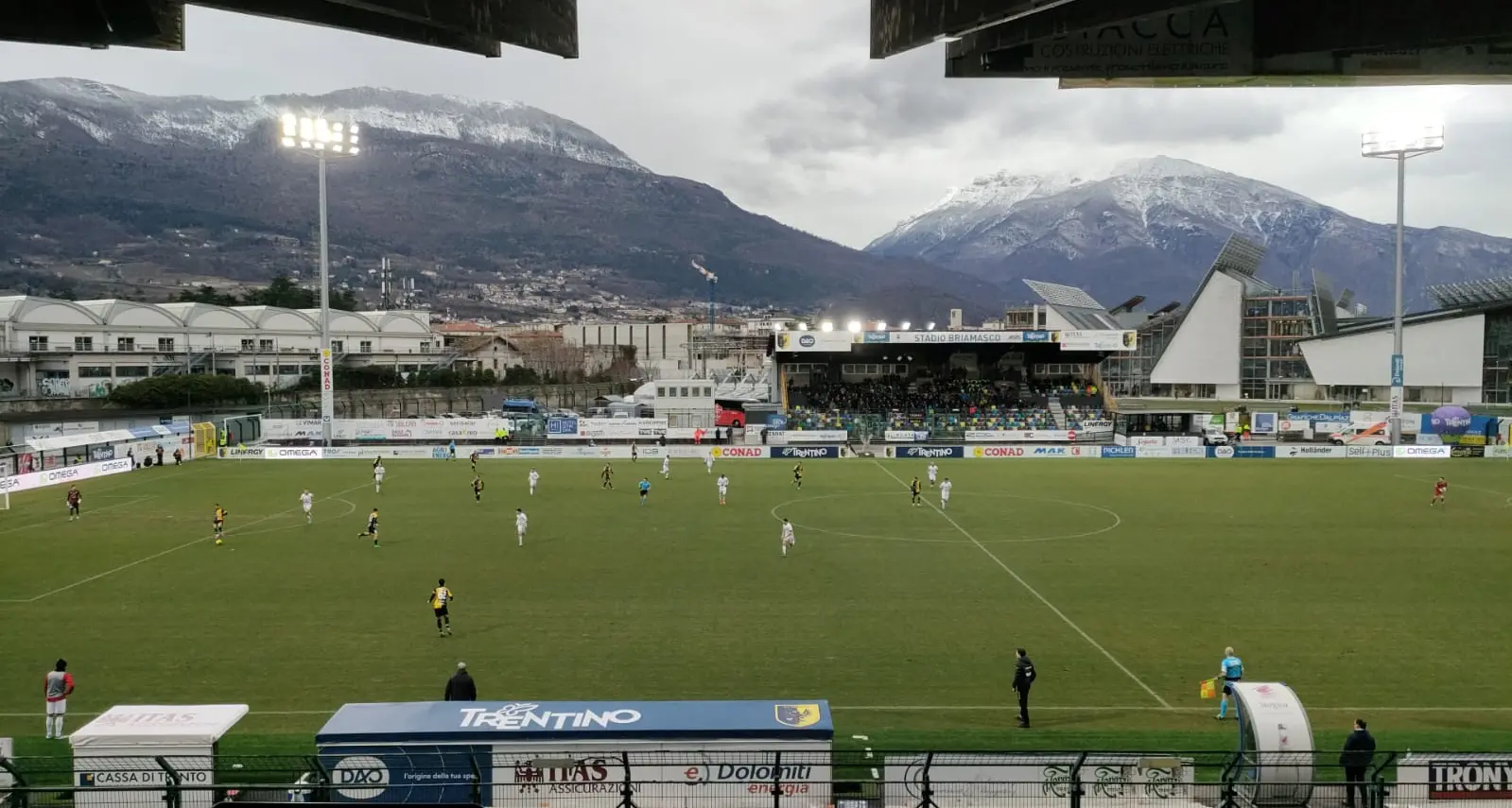 Ripresa del campionato amara: Trento sconfitto per 1-0 in casa dalla Triestina
