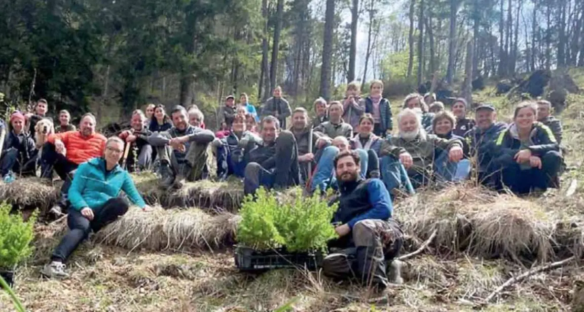 Prè di Ledro, seimila alberelli per dimenticare il disastro di Vaia