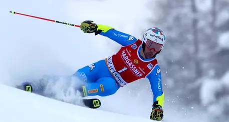 Kristoffersen vince il primo gigante in Alta Badia, De Aliprandini quinto