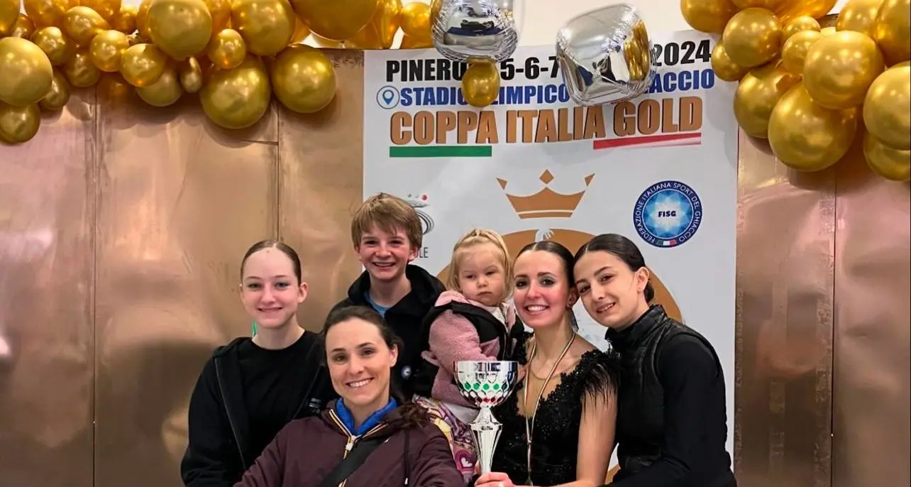 Pattinaggio artistico, in Coppa Italia «fascia Gold» Trento primeggia e ha due nuovi Campioni Italiani