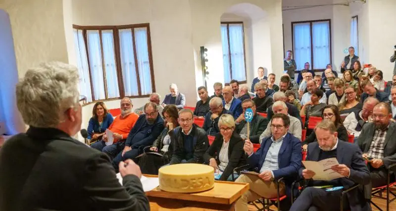 Quel formaggio vale un tesoro: com'è andata l'asta casearia della Val di Sole