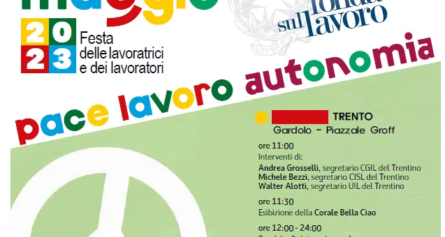 Un Primo Maggio tutto in musica: la grande festa e il “concertone” a Gardolo da mattina a sera