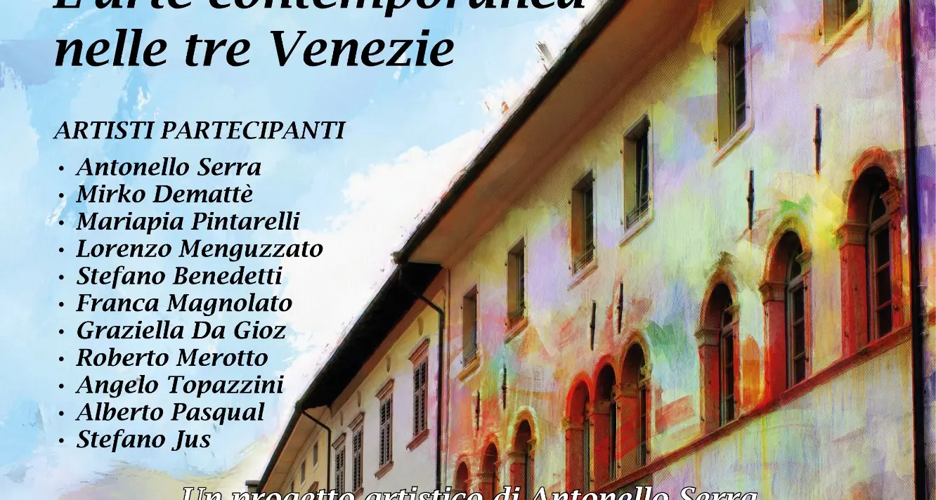 “L’arte contemporanea nelle tre Venezie”: 11 artisti del Triveneto nei palazzi perginesi