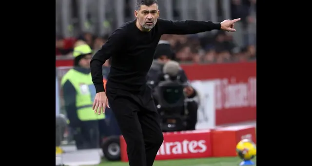 Milan: Conceicao, primo tempo più debole da quando alleno