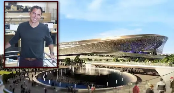 Lo stadio del Milan ha «origini» lagarine: il bisnonno dell’architetto David Manica era di Castellano e lui è molto legato al paese