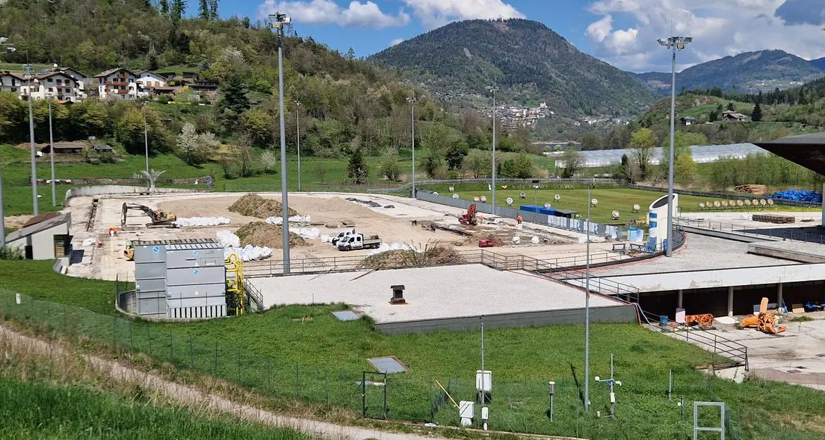 Ice rink Piné, lavori conclusi a ottobre: investimento da 29,5 milioni di euro