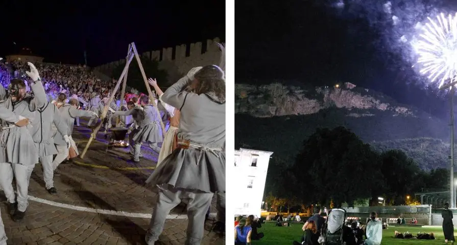 San Vigilio, la polenta è dei Gobj. Poi i fuochi d’artificio