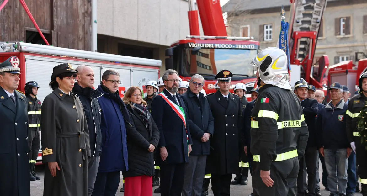 Vigili del fuoco di Trento celebrano Santa Barbara: bilancio operativo e impegni verso le Olimpiadi