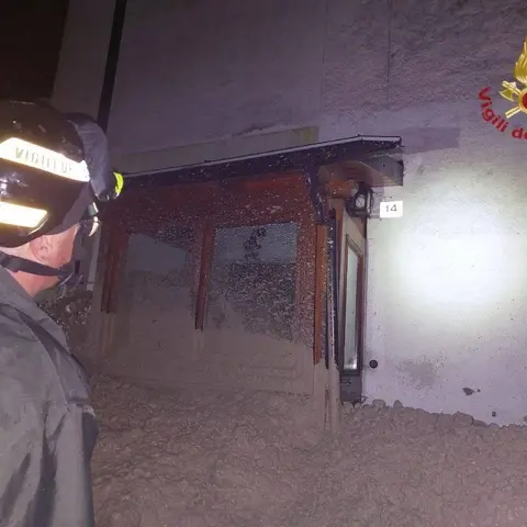 Frana in Cadore, evacuate 13 abitazioni