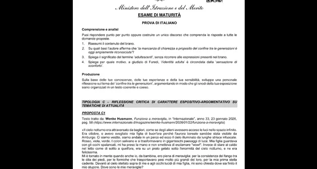 Maturità: la traccia più scelta è il brano di Mario Calabresi