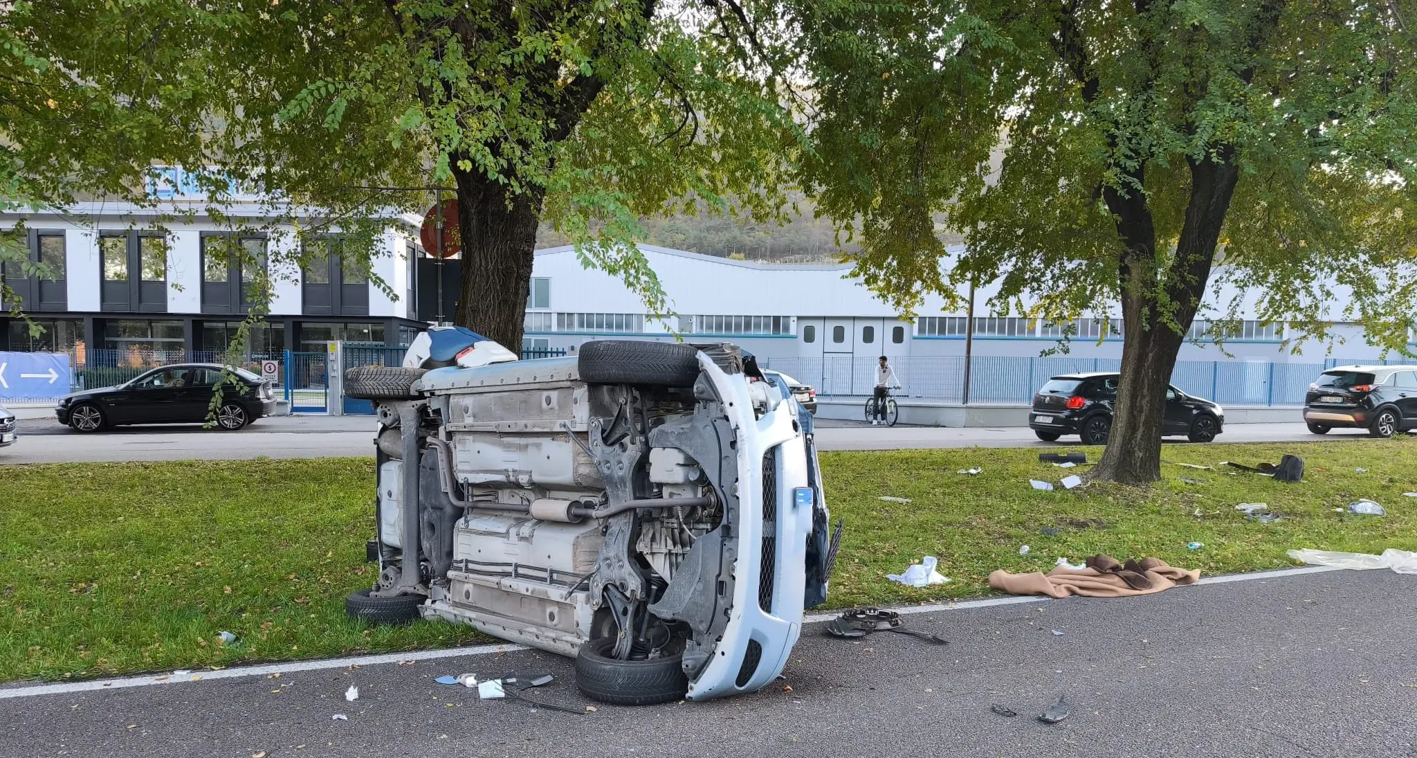 Incidente nella zona di Volano, ferite cinque persone
