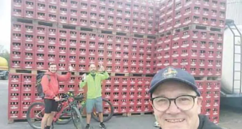 In bicicletta dal Trentino a Hallerndorf, vincono una fornitura annuale di birra