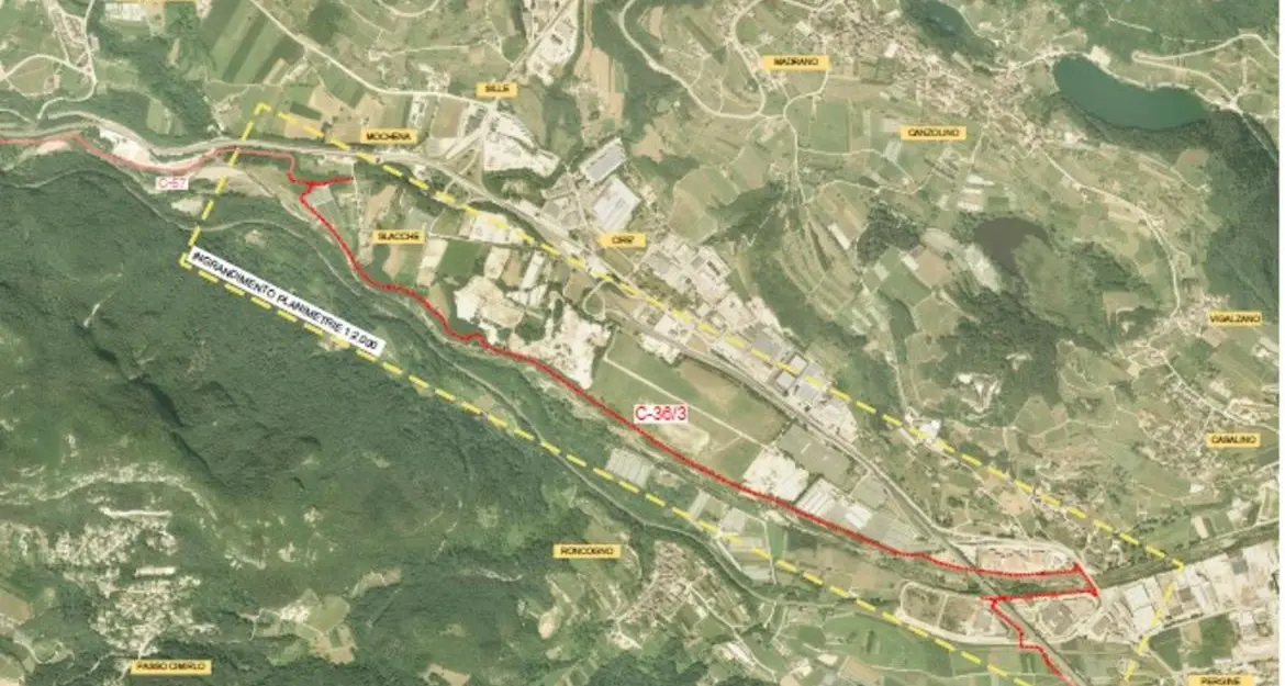 Ciclabile da Pergine a Civezzano, ci siamo: verso l’appalto della pista da Fornaci alle Slacche