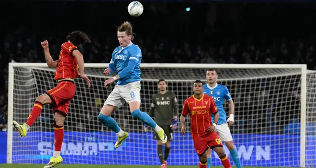 Serie A: Napoli-Lecce 2-1