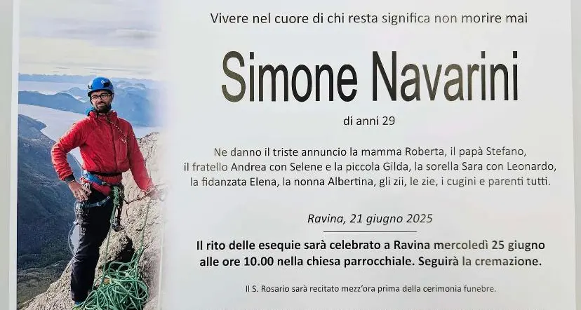 Sgombero al “Buonarroti” per la morte Simone Navarini: mercoledì l’ultimo saluto
