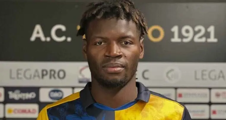 Il Calcio Trento si rinforza: ecco il nuovo acquisto Ngok, in prestito secco dalle giovanili dell’Atalanta