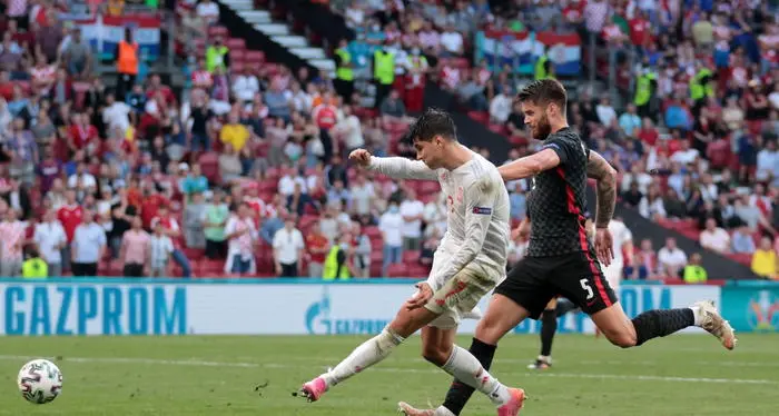 Morata trascina la Spagna ai quarti: Croazia battuta ai supplementari